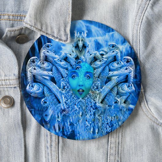 Medusa Metamorphose Button (Beispiel)