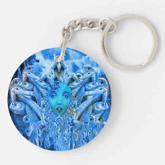 Medusa Metamorphose Schlüsselanhänger (Rückseite)