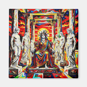 Medusa mit ihren Opfern Magnet