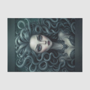 Medusa Mythisches Dekoupage Paper Seidenpapier