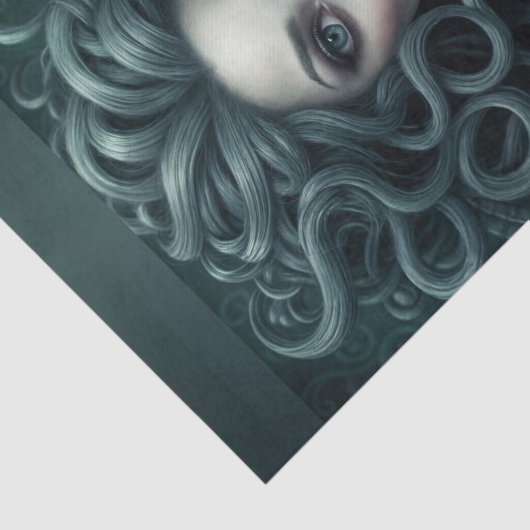 Medusa Mythisches Dekoupage Paper Seidenpapier (Ausschnitt)