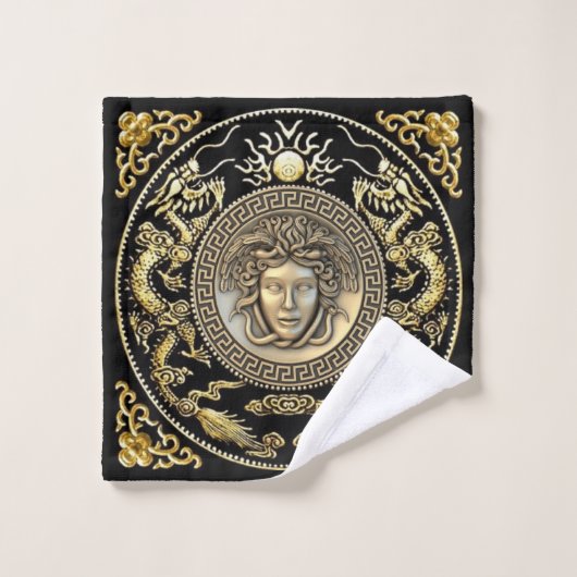 Medusa Oriental Badhandtuch Set (Waschlappen)