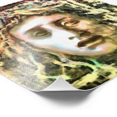 Medusa Portrait eines Gorgon Fotodruck (Ecke)