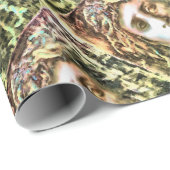 Medusa Portrait eines Gorgon Geschenkpapier (Rolleneckpunkt)