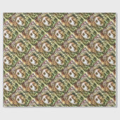 Medusa Portrait eines Gorgon Geschenkpapier (Flach)