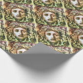 Medusa Portrait eines Gorgon Geschenkpapier (Ecke)