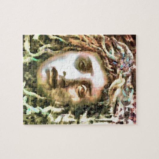 Medusa Portrait of a Gorgon Puzzle (Horizontal)