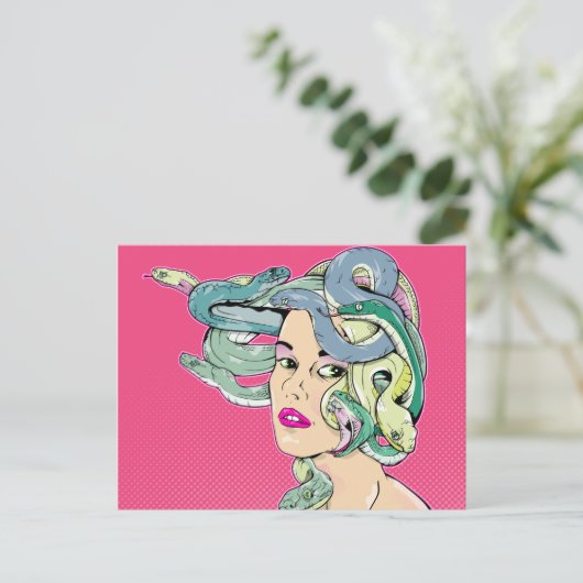 Medusa Postkarte (Stehend Vorderseite)
