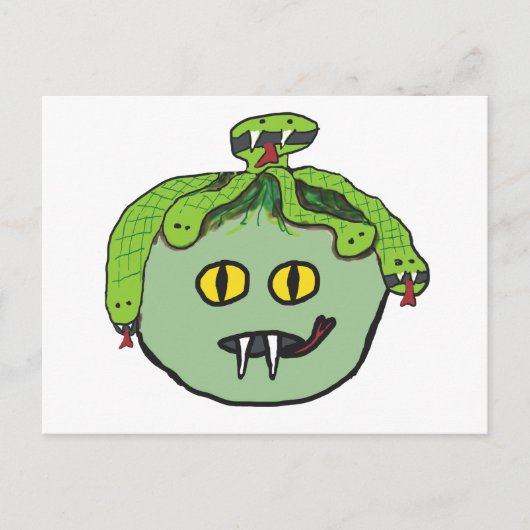 Medusa Postkarte (Vorderseite)