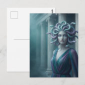 Medusa Postkarte (Vorne/Hinten)