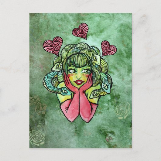 Medusa Postkarte (Vorderseite)