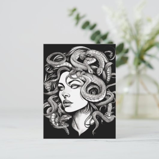 Medusa Postkarte (Stehend Vorderseite)