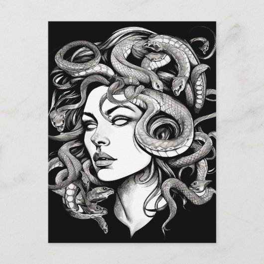 Medusa Postkarte (Vorderseite)