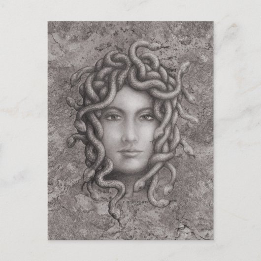 Medusa Postkarte (Vorderseite)