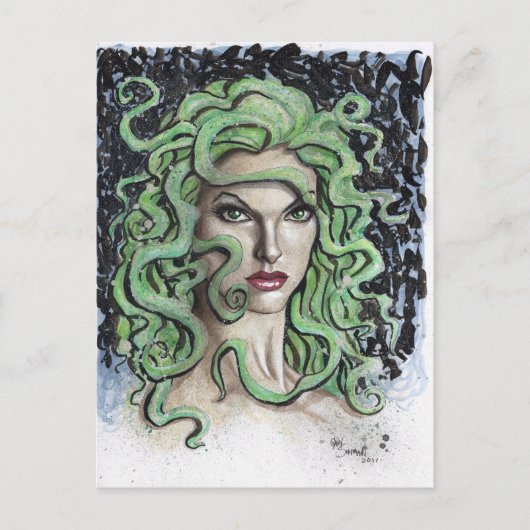 Medusa Postkarte (Vorderseite)