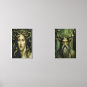 Medusa Renaissance Stil Bilderwand Sets (Vorderseite)