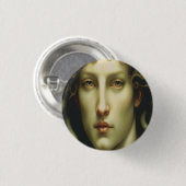 Medusa Renaissance Stil Button (Vorne & Hinten)