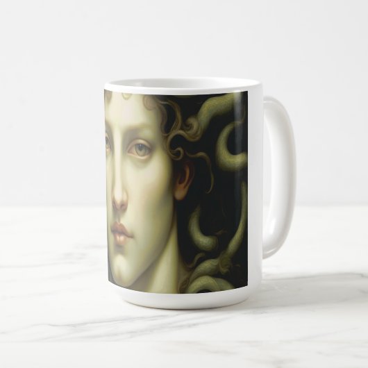 Medusa Renaissance Stil Kaffeetasse (VorderseiteRechts)