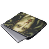 Medusa Renaissance Stil Laptopschutzhülle (Vorne Knopf)