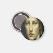 Medusa Renaissance Stil Magnet (Vorderseite/Rückseite)