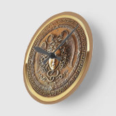 Medusa Runde Wanduhr (Winkel)