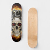 Medusa-Schädel Skateboard (Vorderseite)