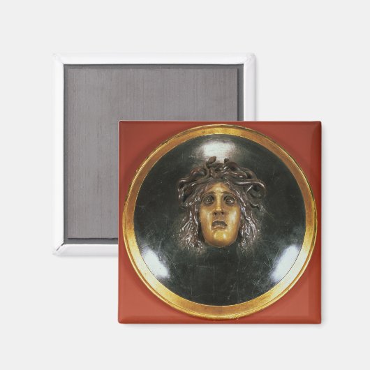 Medusa-Schild Magnet (Vorderseite/Rückseite)