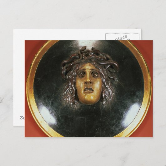 Medusa-Schild Postkarte (Vorne/Hinten)