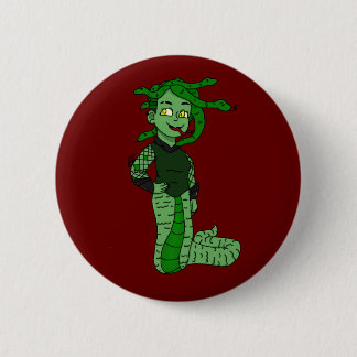 Medusa-Schlange Button