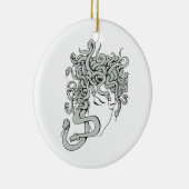 Medusa-Schlange Keramikornament (Rechts)