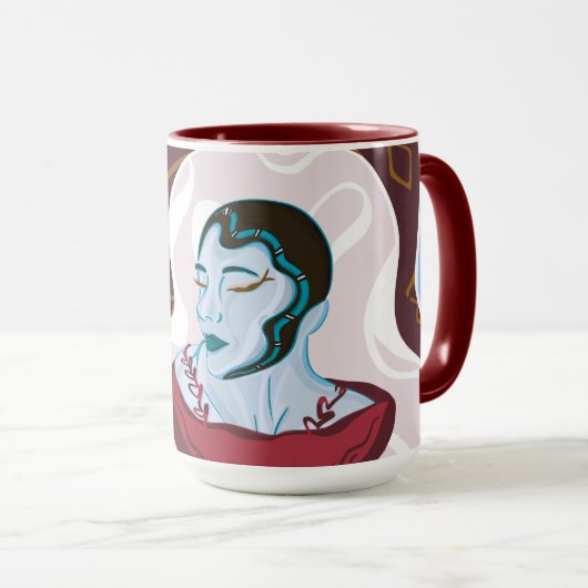 Medusa Snake Lady - Half Lady Half Snake Tasse (VorderseiteRechts)