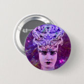 Medusa Snake Woman Button (Vorne & Hinten)