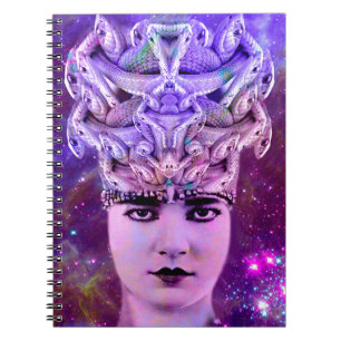 Medusa Snake Woman Notizblock