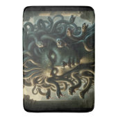 Medusa Stare of Death Head of Snakes Badematte (Vorderseite Vertikal)