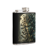 Medusa Stare of Death Head of Snakes Flachmann (Rechts)