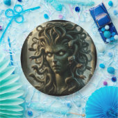 Medusa Stare of Death Head of Snakes Pappteller (Party)
