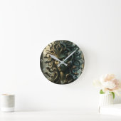 Medusa Stare of Death Head of Snakes Runde Wanduhr (Zuhause)