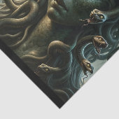 Medusa Stare of Death Head of Snakes Seidenpapier (Ausschnitt)