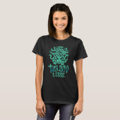 Medusa Stone Curse Alte griechische Mythologie Gor T-Shirt (Vorne ganz)