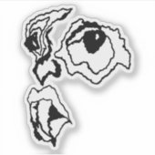 Medusa the artist_awaynowe Horror 11MMHeads Diecut Aufkleber (Vorderseite)