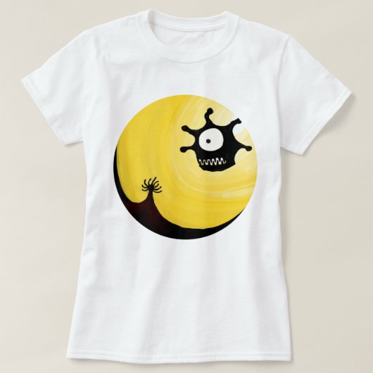 Medusa trifft einen Beschauer T-Shirt (Design vorne)