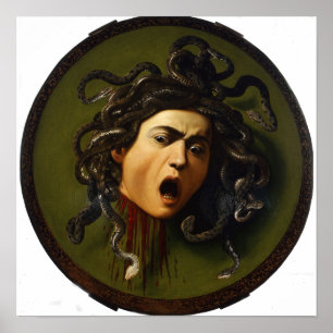 Medusa von Caravaggio Druck Poster