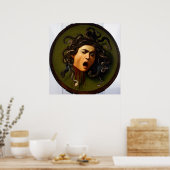 Medusa von Caravaggio - Poster (Küche)