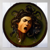 Medusa von Caravaggio - Poster (Vorne)