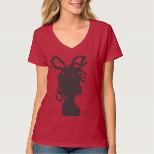 Medusas Tinte: Handgezeichnetes mythisches Design T-Shirt