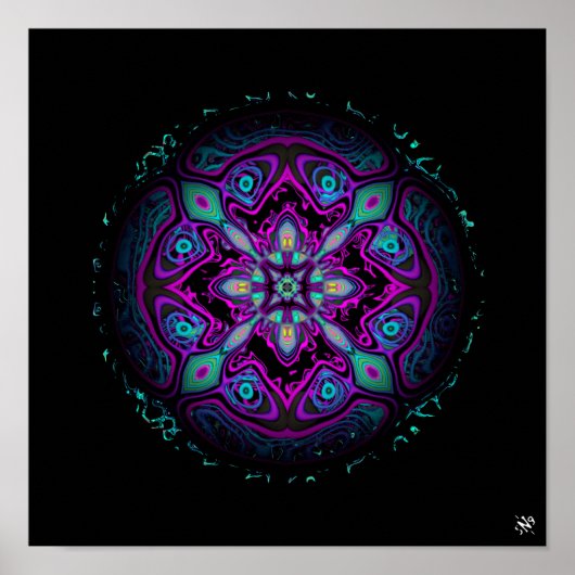 Meduza (Medusa/Qualle-ähnliche Kreatur) Poster (Vorne)