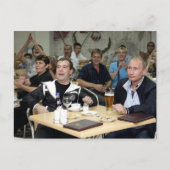 MEdvedev und Putin Party Postkarte (Vorderseite)