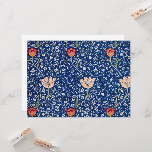 Medway Pattern (von William Morris) Karte (Vorderseite/Rückseite Beispiel)