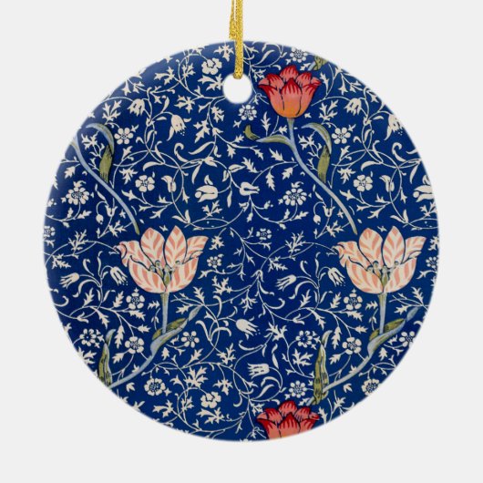 Medway Pattern (von William Morris) Keramik Ornament (Hinten)