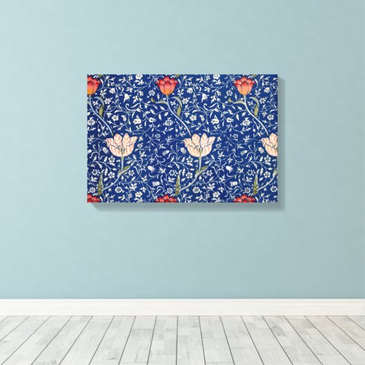 Medway Pattern (von William Morris) Leinwanddruck (Insitu (Holzboden))